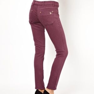 MIH purple skinny jeans